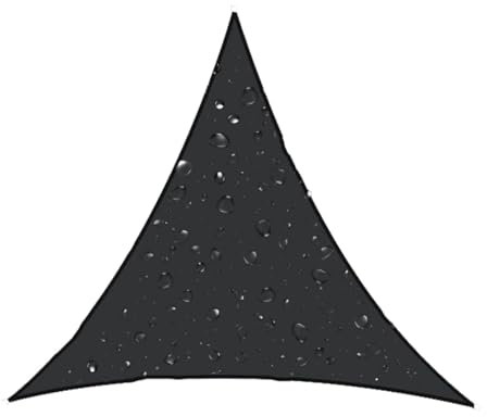 Tenda a Vela Ombreggiante Triangolare 6x6x6m, Tenda a Vela Impermeabile Parasole, Vela Parasole Blocco UV Tenda da Sole da All'aperto Giardino, Balconi, Campeggio