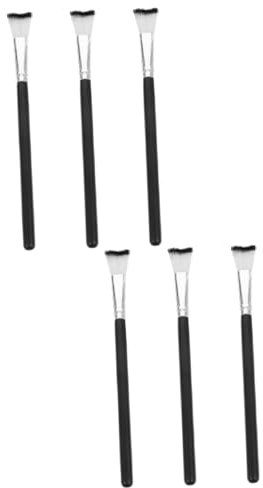 minkissy 6 Pcs Queue De Poisson Brosse Femmes Pinceau De Maquillage Outil De Maquillage Du Nez Pinceau De Maquillage Pour Les Femmes Brosse Pour Le Nez Contour Contour