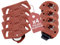 Pack 4 Uds. Kit Ruedas para Puertas Correderas, con Guía para Armarios Empotrados. Mecanismo de Rueda Sistema Mosquitera. Ruedas de Puerta para un Sistema Completo de Puerta Corredera