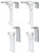 EnixwH 4 Pièces Fixation Store sans Percage, Supports De Stores Enrouleurs, Supports De Serrage pour Store Enrouleur Double sans Perçage, Support De Serrage pour Fenêtre, Accessoires De Rechange