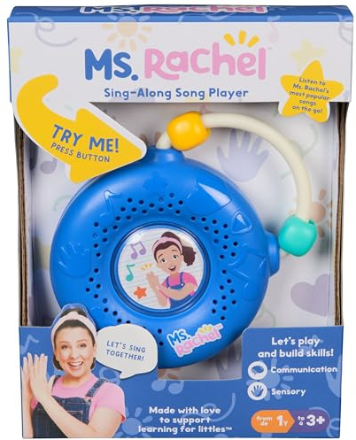 Ms. Rachel Official Electronic Sing-Along Song Player with 14 Musical Sounds, Educational Toys & Toddler Toys for Girls & Boys Ages 1-3+