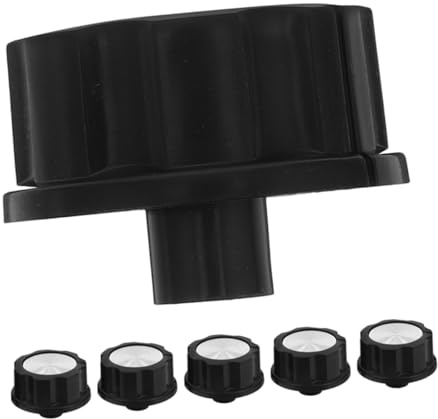 HIAKDOFT 6 piezas Unidades de Perillas para Horno Eléctrico Freidora de Aire Olla Presión y Temporizador Reemplazo Seguro y Fácil para Cocina y Restaurante