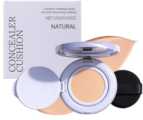 AYVRUOP 1 Stück Cushion Foundation Illusion, Atmungsaktive Formel, langanhaltende & schwerelose Foundation, 15g（Naturfarbe）