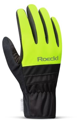 Roeckl Raiano 2 Winter Fahrrad Handschuhe lang gelb/schwarz 2026: Größe: 8
