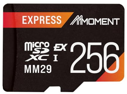 MMOMENT Carte micro SD Express 256 Go pour Nintendo Switch 2, carte micro SD, EX450, PCIe gen3x1, jusqu'à 880 Mo/s en lecture et 650 Mo/s en écriture, carte mémoire de jeu (MM29)