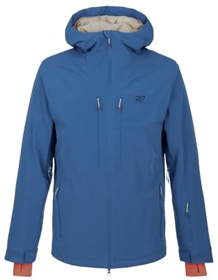 2117 of Sweden Nausta Herren Skijacke mit Kapuze | mit Isolierung. Perfekt für Skifahren, bietet Stil, Komfort und Schutz, Wasserabweisende Herren-Skijacke