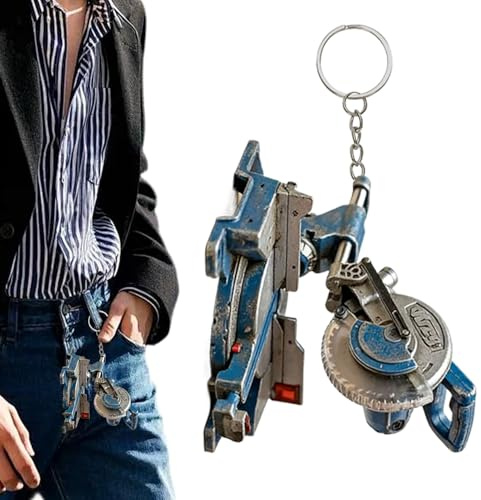 Generico Mitra Keyring | Industrial 2D Acrylic Pendant – Purse Keyring with Cutting Function | for Carpenter Decoration Backpack Shoulder Bag Wallet