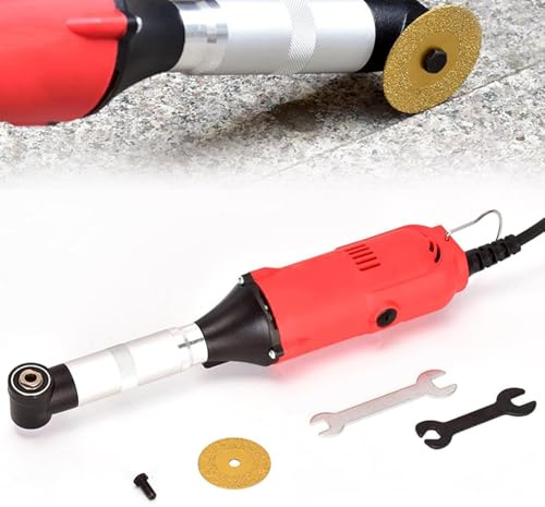 MiBoce 350-W-Elektro-Fugenreiniger, Fugenöffner Für Fliesenböden, Drehzahl 15.000 U/min, 6-stufig Einstellbar, Für Küche, Bad, Fugenverschönerung, Fliesenfugen, Rostentfernung