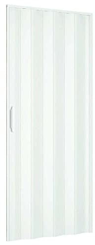 Kit porte à soufflet en PVC 82 cm x 224 cm blanc ou marron Rollplast peint