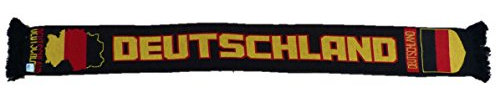 IDM Schal, Fanschal, Scarf, Deutschland, BRD, Germany Länderumriss