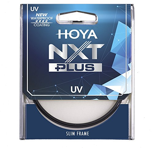 Hoya NXT Plus Filtre UV 58 mm — Schott B270 verre transparent avec revêtement multicouche HMC à 10 couches pour 98 % de transmission de la lumière, couche de finition imperméable, cadre en aluminium –