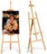 Studio Easel 1.75m Foldable Wooden A Frame Painting Painter Drawing Stand Board 69 Inch Art Display Easel Artist Sketching Wedding Craft Pine Wood