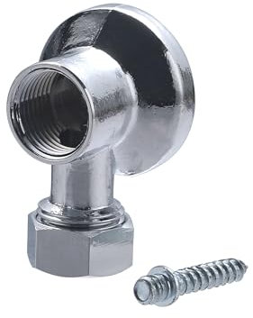 Applique écrou collet battu chromée Femelle 15x21 (1/2) - Ø12 NOYON & THIEBAULT