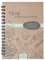 bigdaygraphix Rezeptbuch zum Selberschreiben - Ringbuch - Lieblingsrezepte - A5 DIY Kochbuch Backbuch Kraftpapier Design 50 Rezepte