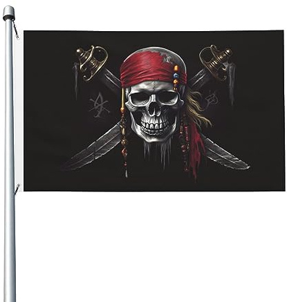 Skelett Schädel Boho Hippie Flagge 90 x 150 cm Schädel Garten Hof Haus Flaggen Grußbanner, Indoor Outdoor Urlaub Home Dekorationen