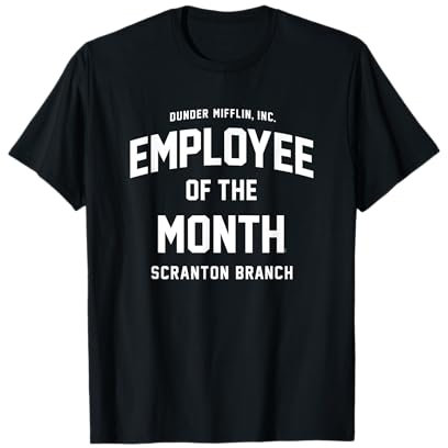 The Office Empleado del mes arqueado Camiseta