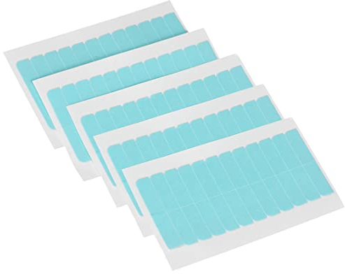 LIUJZZJ 120 Stücke Ersatztapes für Tape In Hair Extensions Ersatztapes Klebestreifen Hohe Klebekraft Haar Klebeband für Haarverlängerungen Haareinschlag