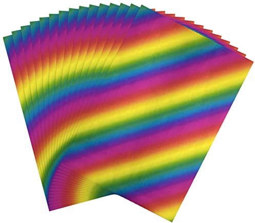 50 fogli di toner reattivo foglio per artigianato carta olografica trasferimento di calore artigianato carta stagnola per scrapbooking timbratura cartoncino,trasferimento di calore fai da te accessori