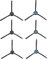 Detetap Ersatz-Seitenbürsten für Ilife V8 V80 V8S X800 X785 X750 A9S A7 Roboter-Staubsaugerzubehör, 3 Paar, links und rechts, blau und gelb, 6 Stück