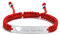 Armband Damen mit Gravur Geflochten Freundschaft:VNOX 1pcs Einstellbar Rot Handgefertigtes Personalisierte Brautjungfer Partner Schwestern Seilarmband|Paar Armbänder