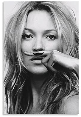 Shenywell Wanddeko Poster Kate Moss Poster, Motorsport-Poster, hängende Bilder für Wanddekorationen, Zuhause, Schlafzimmer 30x40cm Kein Rahmen
