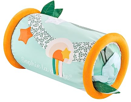 Sophie la Girafe - Rollin' Sophie la girafe (rouleau d'éveil) - Jouet d'éveil pour enfant - de nombreuses activités pour éveiller 5 sens de bébé - Dés 6 mois et +