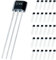 DAOKAI A3144 3144E OH3144E Hall-Effekt Sensor, Magnetdetektor schaltet hohe Empfindlichkeit zum Messen der Magnetfeldstärke (30 Stück)