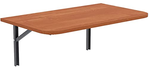 AKKE Wandklapptisch mit abgerundete Ecken für Küche Zimmer Wohnzimmer Kinderzimmer 70 cm x 60 cm, Wandtisch klappbar, Klappbarer Wandtisch Küchentisch Kindertisch, Klapptisch Klappschreibtisch Küche