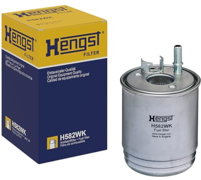 HENGST - Kraftstofffilter H582WK - Hochwertiger Kraftstoff-Leitungsfilter für KFZ - Entfernt Staub und Schmutz aus Otto- oder Dieselmotoren - Schützt das Einspritzsystem