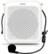 Norwii S358 Portable 4000mAh Rechargeable Voice Amplifier with Wired Microphone Headset & Waistband, Personal Microphone and Speaker for Teachers Tour Guides ect. (White)