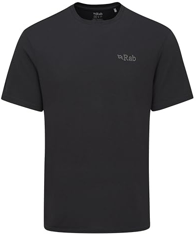 Rab Men's Crimp Logo Tee - Beluga - L