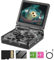 Voacle RG35XXSP - Consola de juegos portátil retro, sistema Linux, pantalla IPS de 3.5 pulgadas, tarjeta TF de 64 G integrada, compatible con salida de TV (negro)