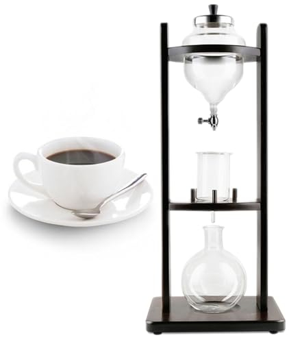 ExoticaBlend Cold Drip-Kaffeemaschine, Eiskaffee-Cold-Brew-Turm, 1250 ml, mit einstellbarem Tropf, Slow Drip-Eiskaffeemaschine für Zuhause, Büro, Einweihungsgeschenk für Kaffeeliebhaber
