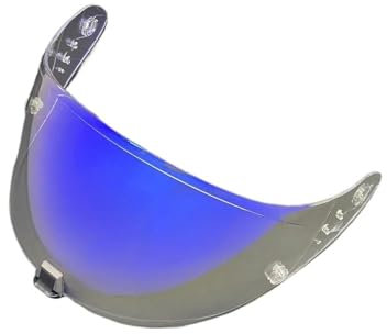 Anti Fog Motorrad Helm Visier Für &or&pi&on EXO-T520/ST1400/R1 Air Motorradhelmvisier Ersatzlinse Zubehör Helmvisier(Clear Blue)