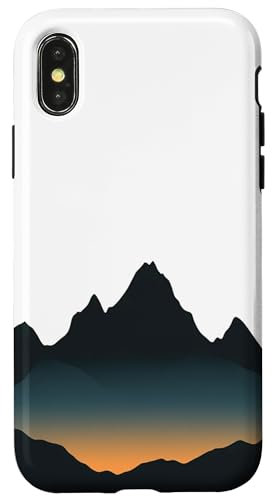 iPhone X/XS Mountain Silhouette for Nature Lovers Case