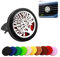 Auto Aromatherapie Ätherisches Öl Diffusor, Magnetische Kombination Auto Aroma Diffuser,Edelstahl Lufterfrischer Vent Clip Medaillon,Langlebig und Rostfrei mit 10 Ersatz Filz Pads