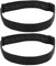 Tinoaly 2uds Banda Elástica para Linterna Frontal, Negro Repuesto para La Mayoría de Faros Delanteros Black Diamond Petzl Princeton Tec Fenix Streamlight