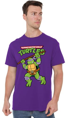 TEENAGE MUTANT NINJA Unisex TMNT Retro Donnie Unisex T Shirt T-Shirt