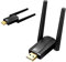 USB Bluetooth Adapter 5.4 für PC, 150M Langstrecken Netzwerkadapter Bluetooth Dongle Bluetooth Stick Plug and Play für Maus, Tastatur, Kopfhörer, Handy, Tablet, Controller für Windows 11/10/8.1