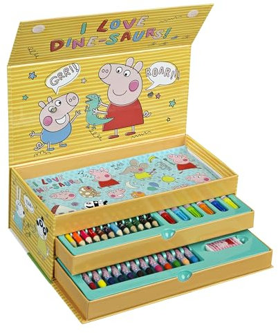 Undercover Caja de Pintura, Color Rosa, Peppa Pig (PIQA4140)