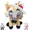UZKWYKYC Harbin Hotel Plush, Harbin Hotel Peluche, Anime De Dibujos Animados, Hell In Angel Cat Peluche para sofá Dormitorio, Linda Personaje Relleno Decorativo, para Fans Niños, Adultos