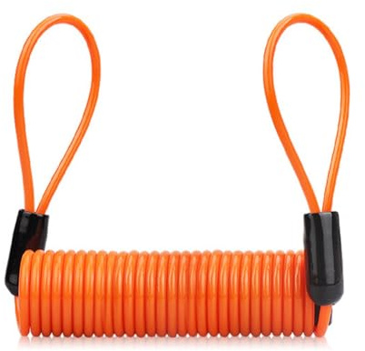 COYUN Cable Recordatorio Candado Moto,Piton Moto Antirrobo Para Candado Disco Moto,Cable De Recordatorio De Motocicleta Cable De Bloqueo De Disco,Cable De Seguridad Elástico,Para Scooters y Bicicletas