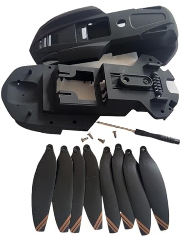 YLGOZFM Für V168 RC Drohne UAV Quadcopter Kit Gehäuse Oberer Unterer Rahmen Abdeckung Propellerblatt