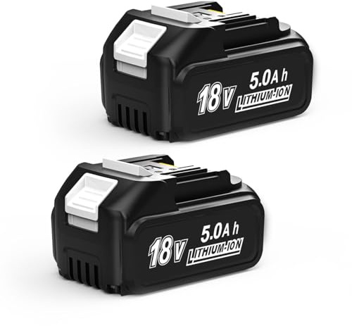 5,0Ah Ersatzakku für Makita, 18V Akku Kompatibel mit Makita BL1850 BL1860B BL1855 BL1840 BL1830 mit USB-Anschluss