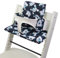 Sitzkissen Ersatzbezug Bezug Kissen-Set Sitzverkleinerer kompatibel mit Stokke Tripp Trapp für Hochstuhl-Kinderstuhl Mod. 2 (Marine Blaue Teddys)