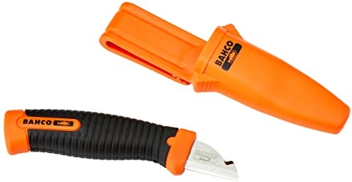 Bahco Electrician Knife Stripper IR2446-EL, Wire Stripper, Metal, Orange