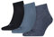 PUMA Quarter Calzini, Navy, 43-46 (Pacco Da 3) Unisex-Adulto