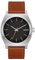 Nixon Unisex Erwachsene Analog Quarz Uhr mit Leder Armband A045-2455-00