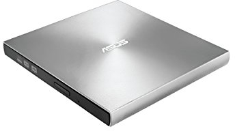 ASUS ZenDrive Silver 13mm External 8X DVD/Burner Drive +/-RW with M-Disc Support, Compatible with both Mac & Windows and Nero BackItUp for Android devices (USB 2.0 & Type-C cables included)