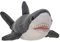 Wild Republic 20721 22462 Plüsch Weißer Hai, Cuddlekins Kuscheltier, Plüschtier 20 cm, Grau